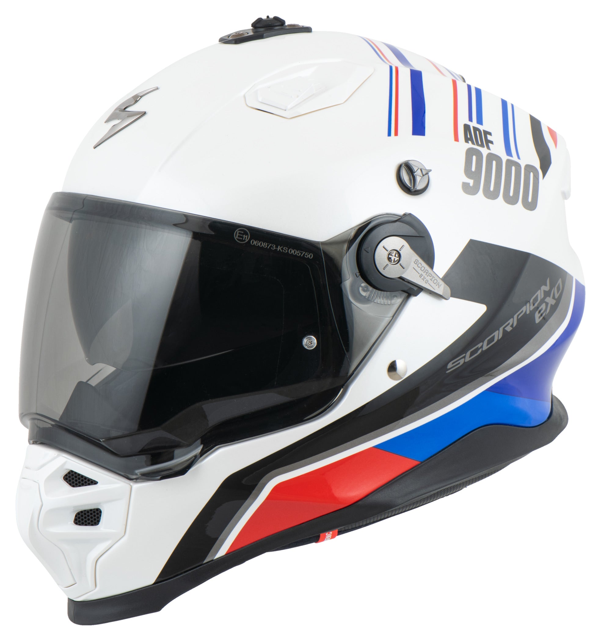 Cască Moto Scorpion ADF-9000 Desert - Fibră de sticlă, Vizor Pinlock