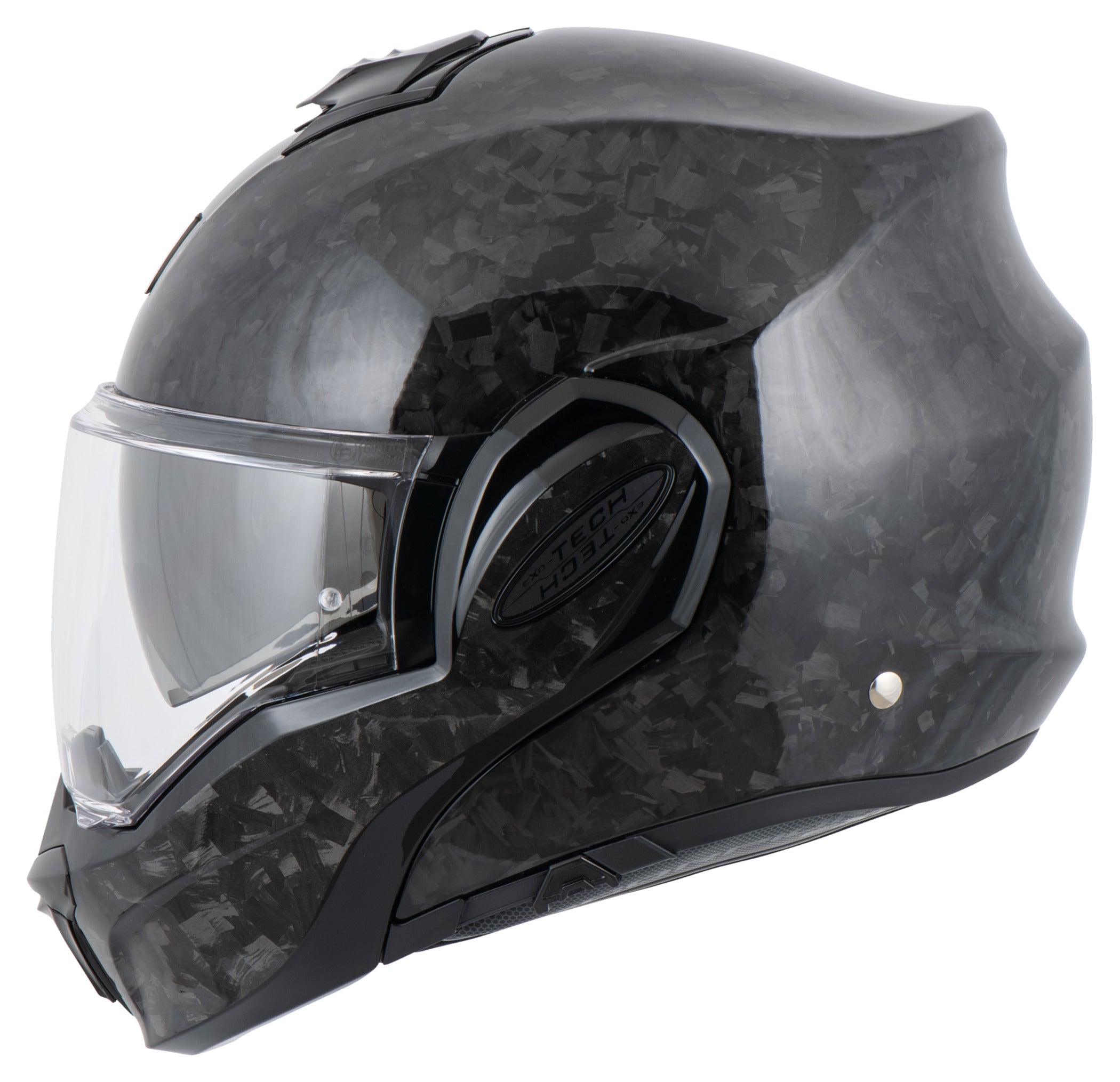 Casca Moto Scorpion Exo-Tech Evo Carbon Onyx - Modulară, Carbon