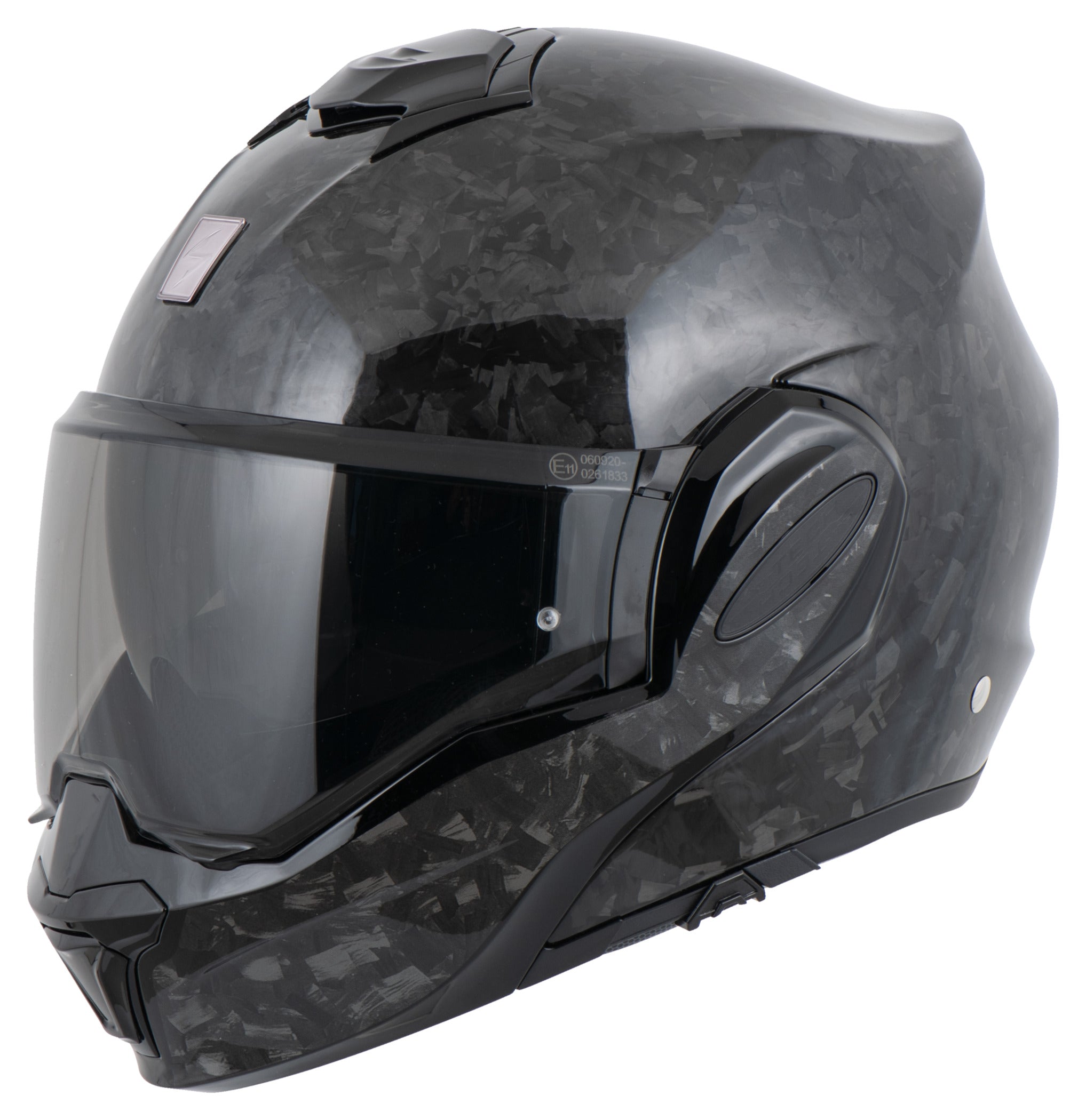 Casca Moto Scorpion Exo-Tech Evo Carbon Onyx - Modulară, Carbon