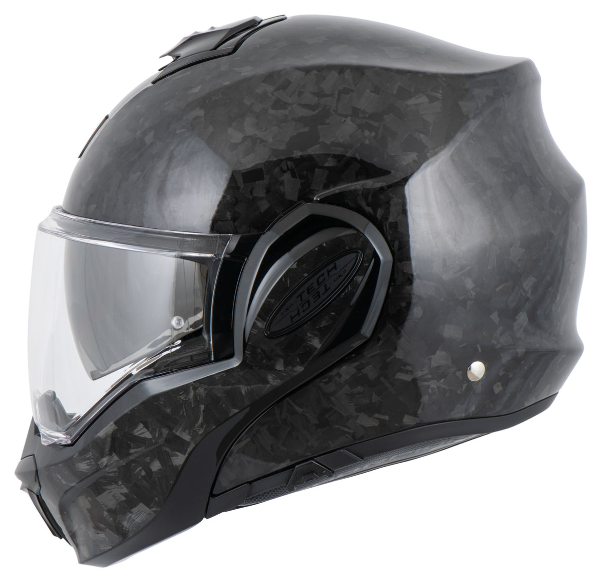 Casca Moto Scorpion Exo-Tech Evo Carbon Onyx - Modulară, Carbon