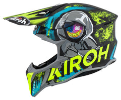 Cască Moto Wraaap Alien Airoh - Protecție HRT, Ventilatie Avansată