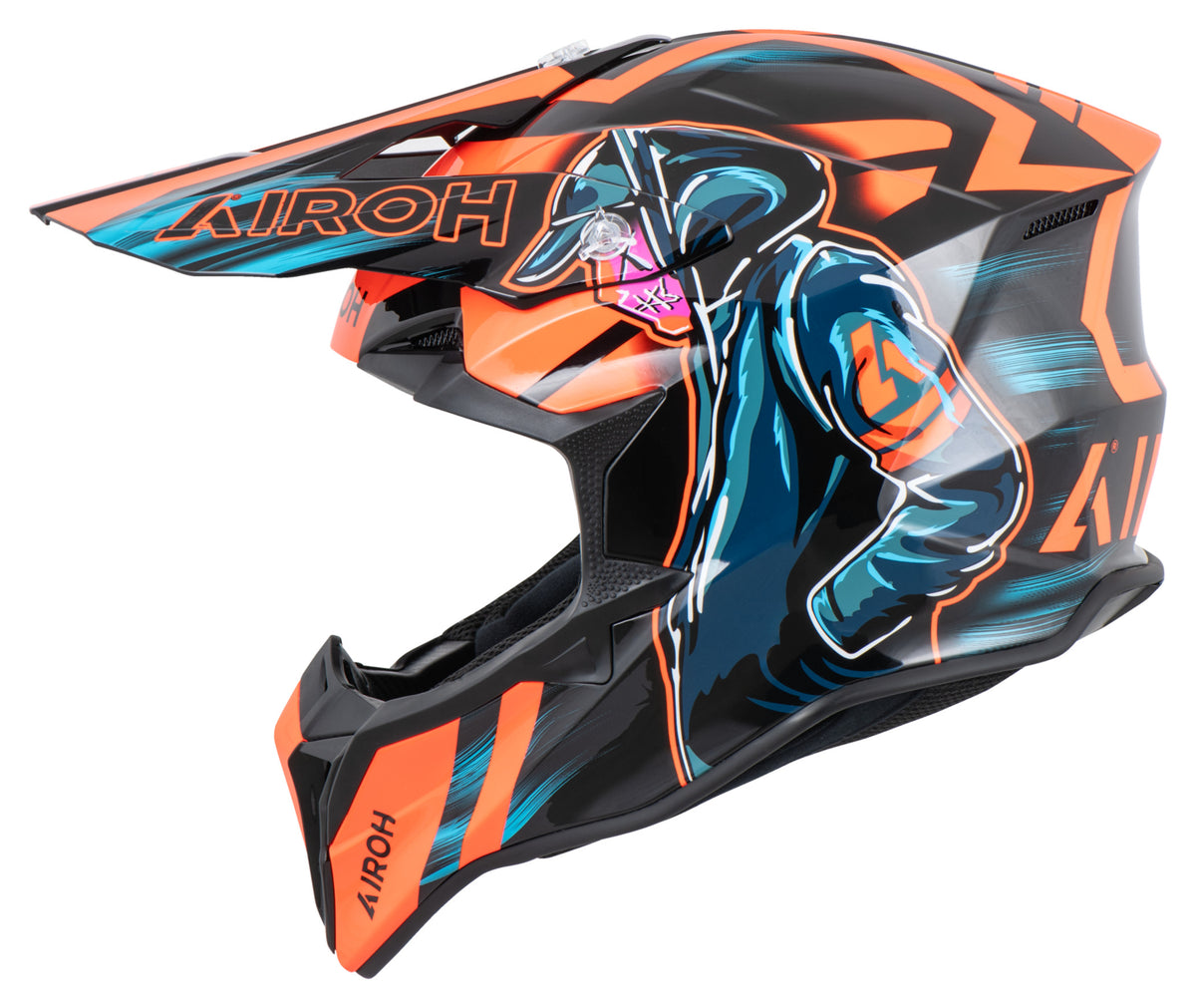 Cască Moto Wraaap Cyber - Ușoară, Ventilată, ECE 22.06