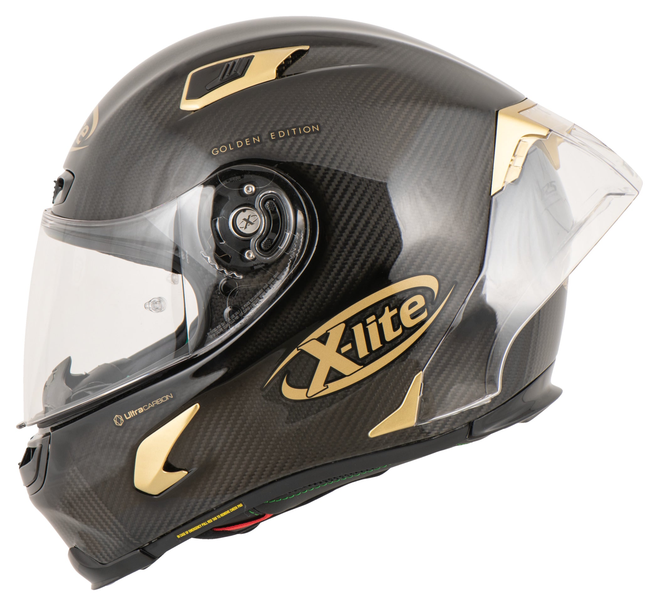 Cască Moto X-803 RS 06 Golden Edition LE X-Lite - Carbon, ECE 22.06