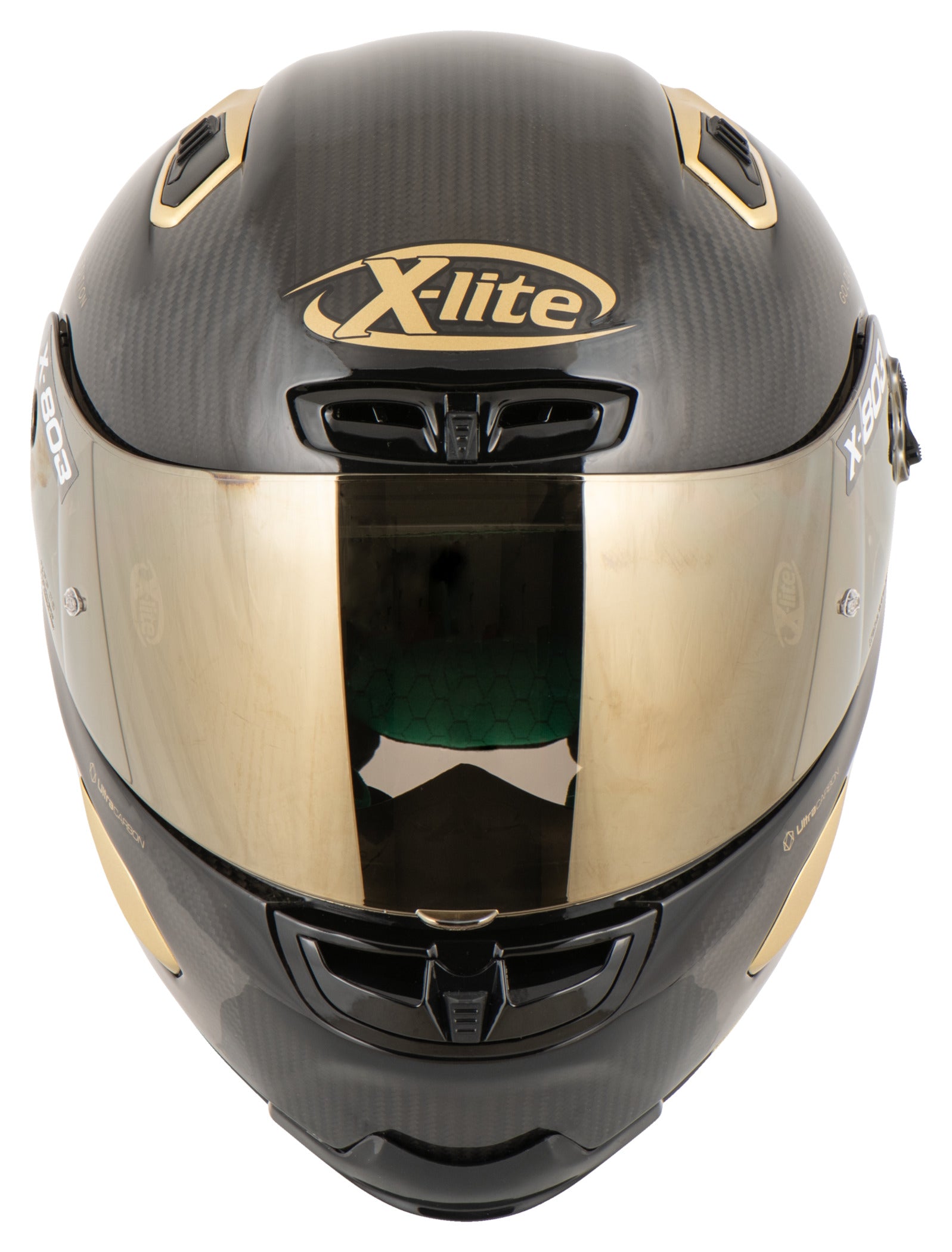 Cască Moto X-803 RS 06 Golden Edition LE X-Lite - Carbon, ECE 22.06