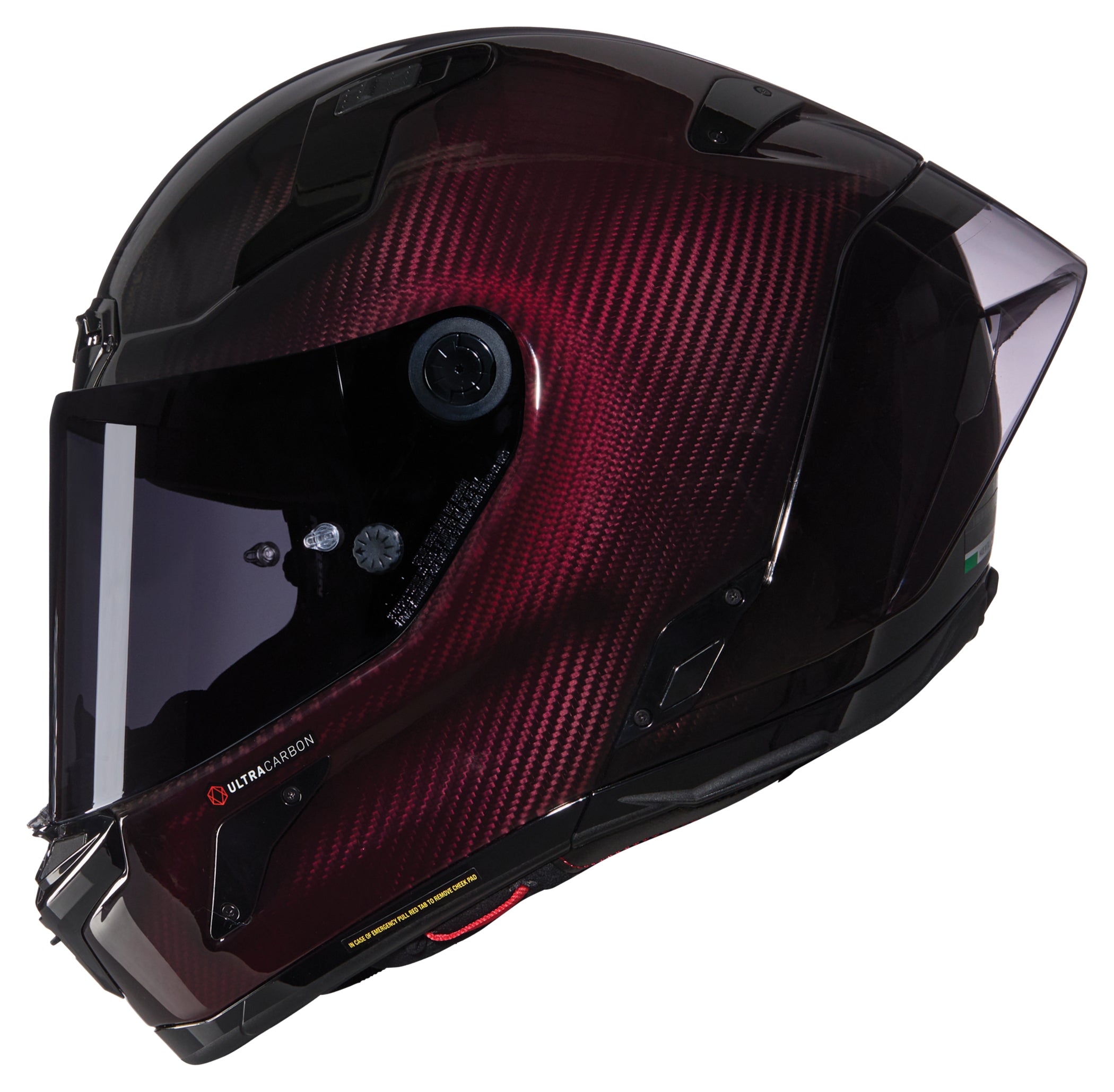Cască Moto X-804 RS UC Liquido Red Nolan - Performanță Carbon