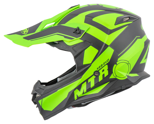 Cască Moto X6B Evo X6B - ECE 22.06, Confortabilă