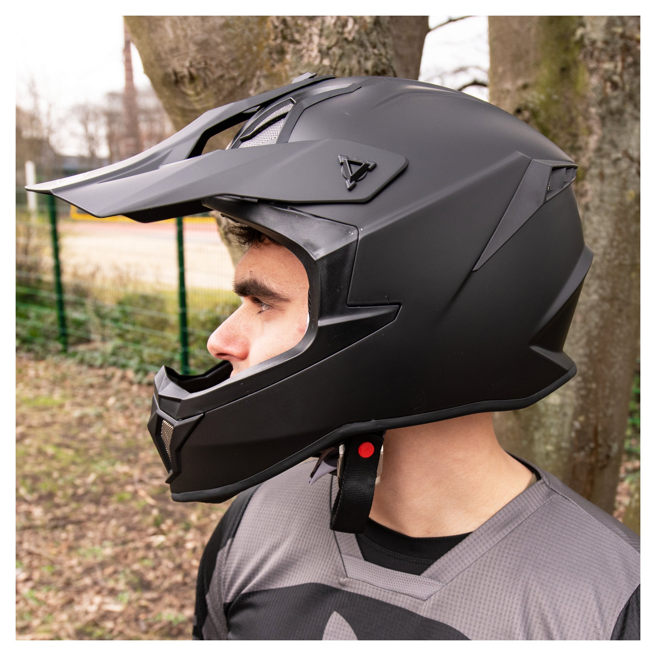 Cască Moto X7B Evo Louis - Fibră de Sticlă, Dublu-D