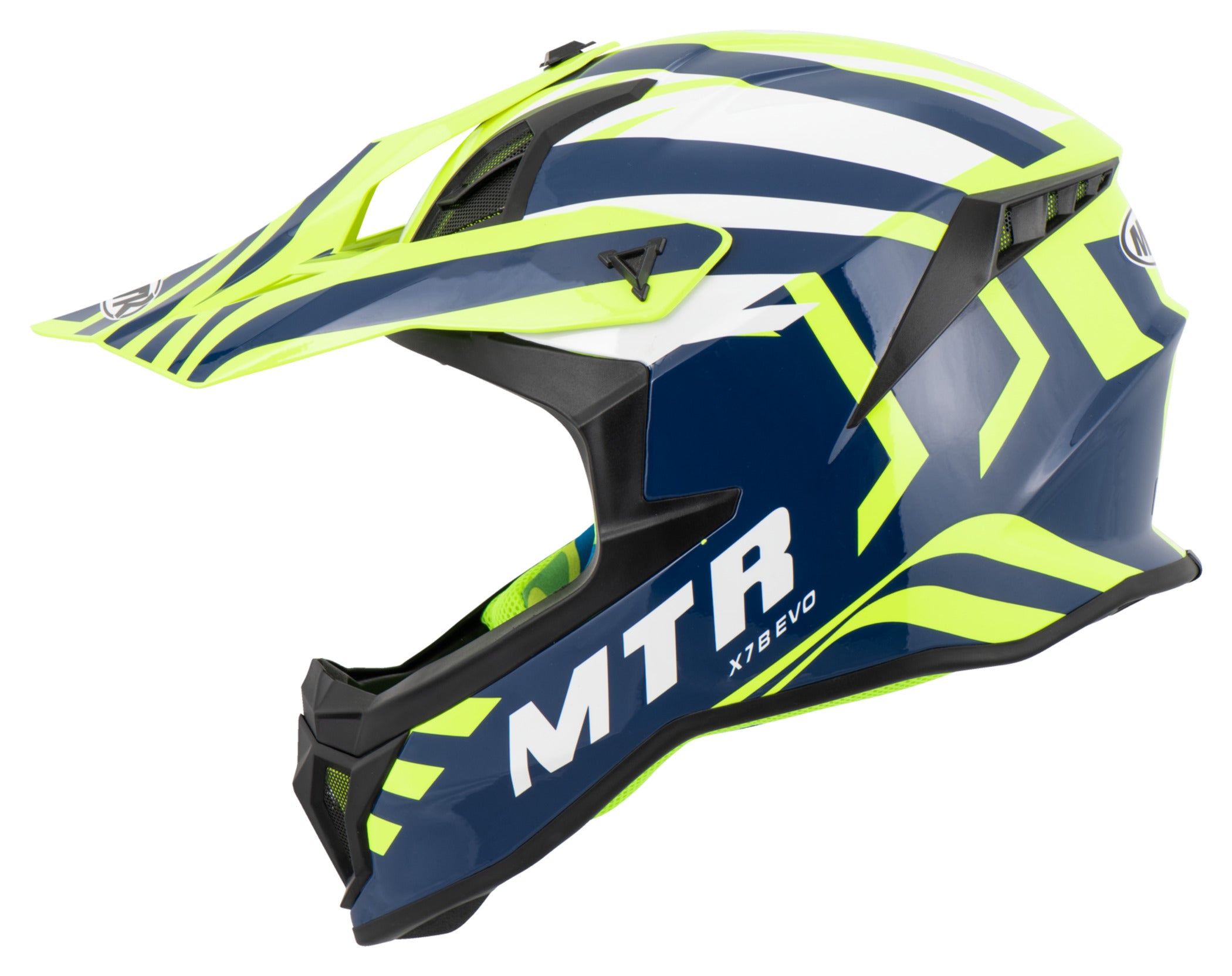 Cască Moto X7B Evo Louis - Fibră de Sticlă, Dublu-D, ECE 22.06