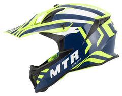Cască Moto X7B Evo Louis - Fibră de Sticlă, Dublu-D, ECE 22.06