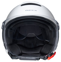 Cască Moto Y10 Plain Louis - Vizier Clar, Ochelari Soare