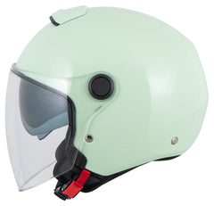 Cască Moto Y10 Plain Louis - Vizier Clar, Ochelari Soare Integrați