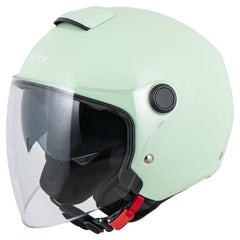 Cască Moto Y10 Plain Louis - Vizier Clar, Ochelari Soare Integrați