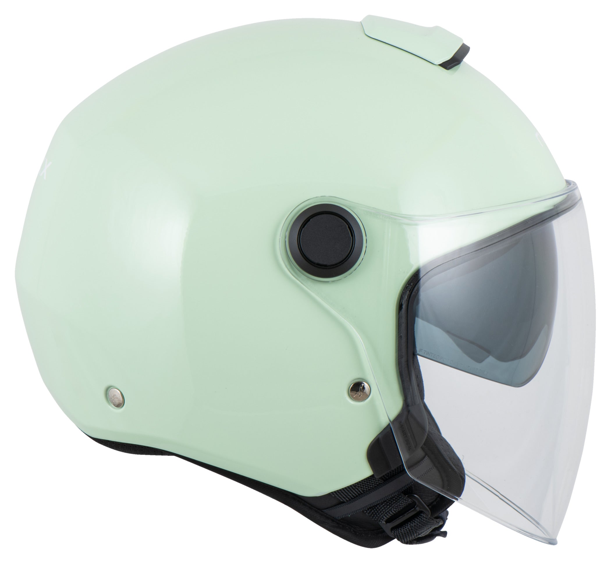 Cască Moto Y10 Plain Louis - Vizier Clar, Ochelari Soare Integrați