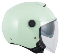 Cască Moto Y10 Plain Louis - Vizier Clar, Ochelari Soare Integrați