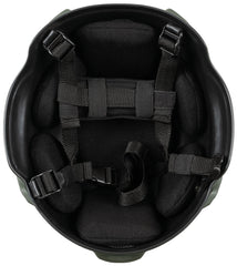 Cască Tactică MICH 2002 Cu Șine Oliv MFH - ABS, Suport NVG