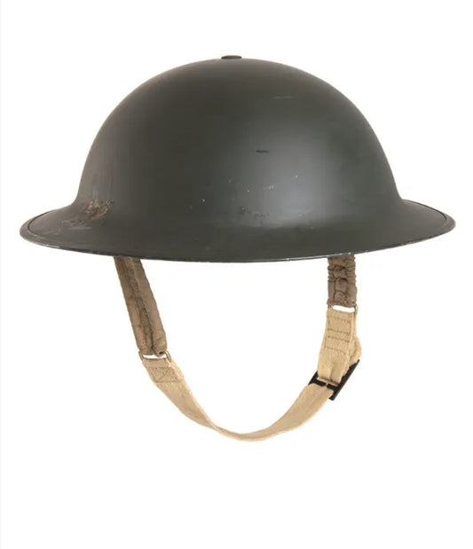 Cască Tommy Britanică WWII (Reproducere) – Simbol Clasic al Soldaților Britanici din Al Doilea Război Mondial