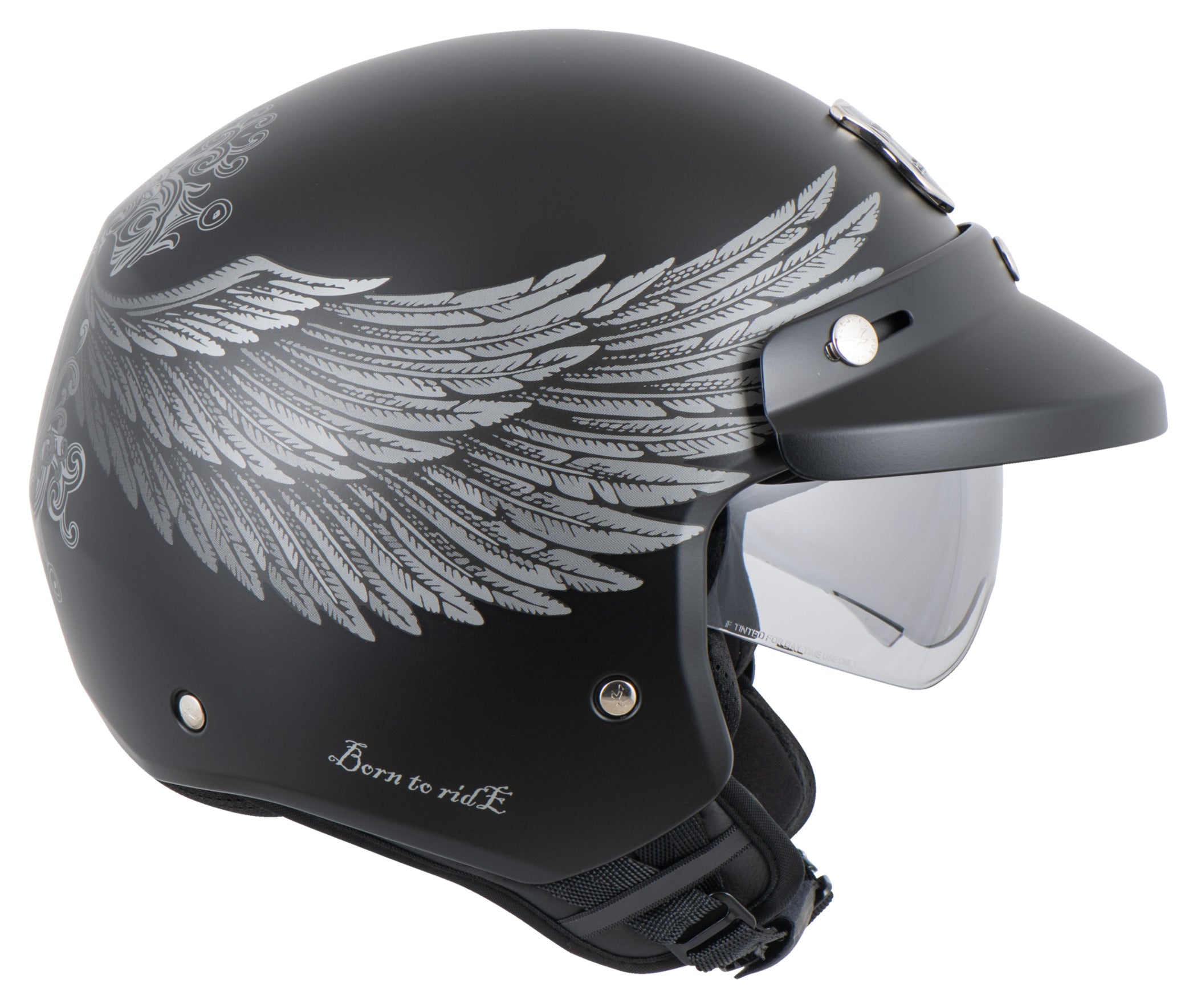 Cască Y.10 Eagle Rider Louis - Vizor Solar, ECE 22.06