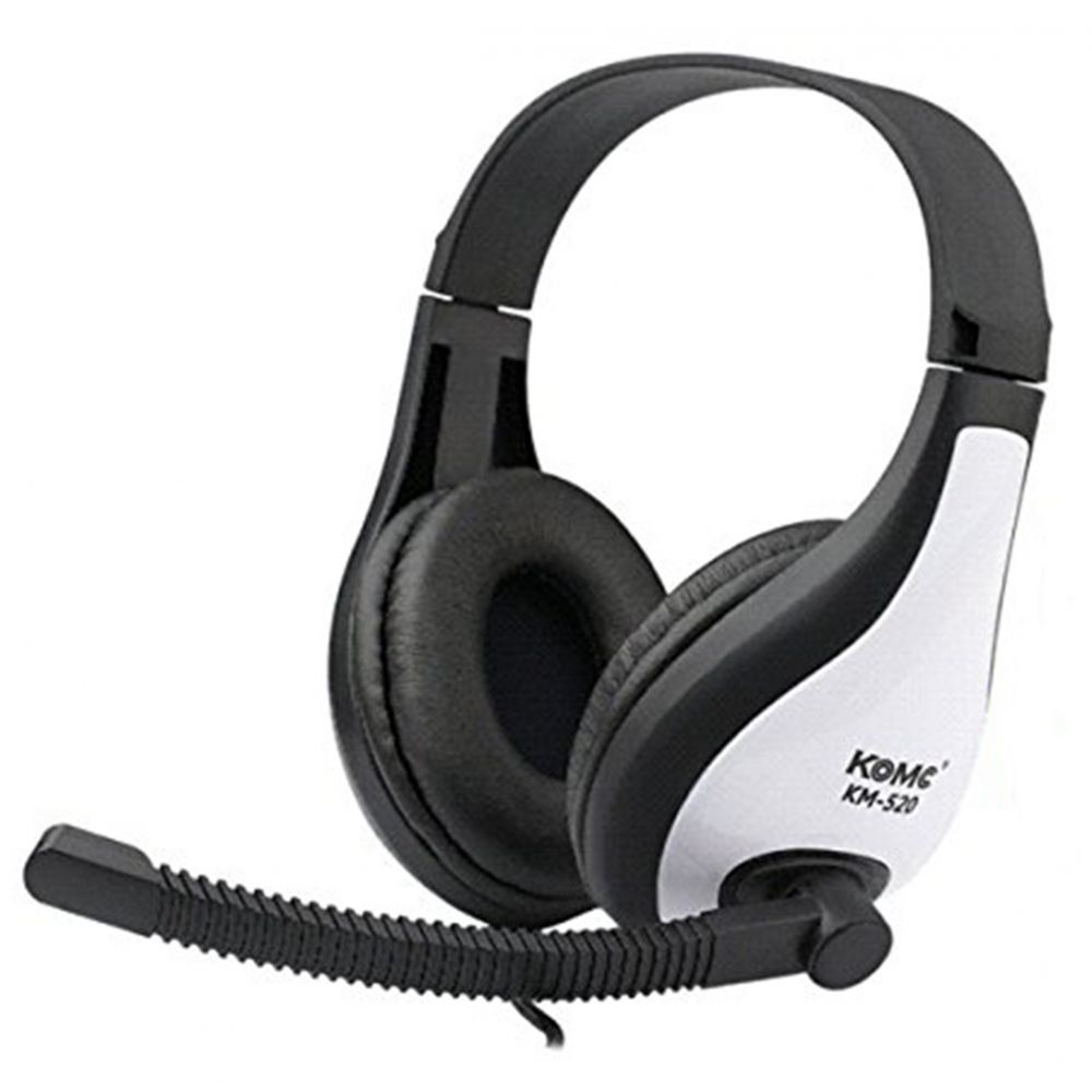 Casti cu Microfon Komc KM-520 - Conectare Jack 2x 3.5mm, Claritate Audio - 2