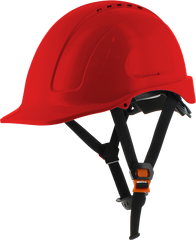 Căști de protecție Ajusco Chinstrap Safety Jogger - Roșu
