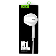 Casti Telefon cu Microfon M1 GOLF - Audio Clar, Design Alb Elegant - 4