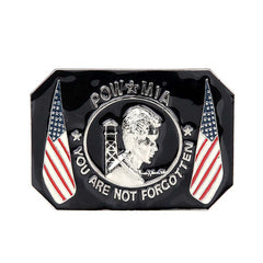 Cataramă Buckle Pow Mia #24 Diversen - Declarație Puternică de Sprijin