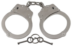 Cătușe Oțel MFH - Double-Lock, 2 Chei