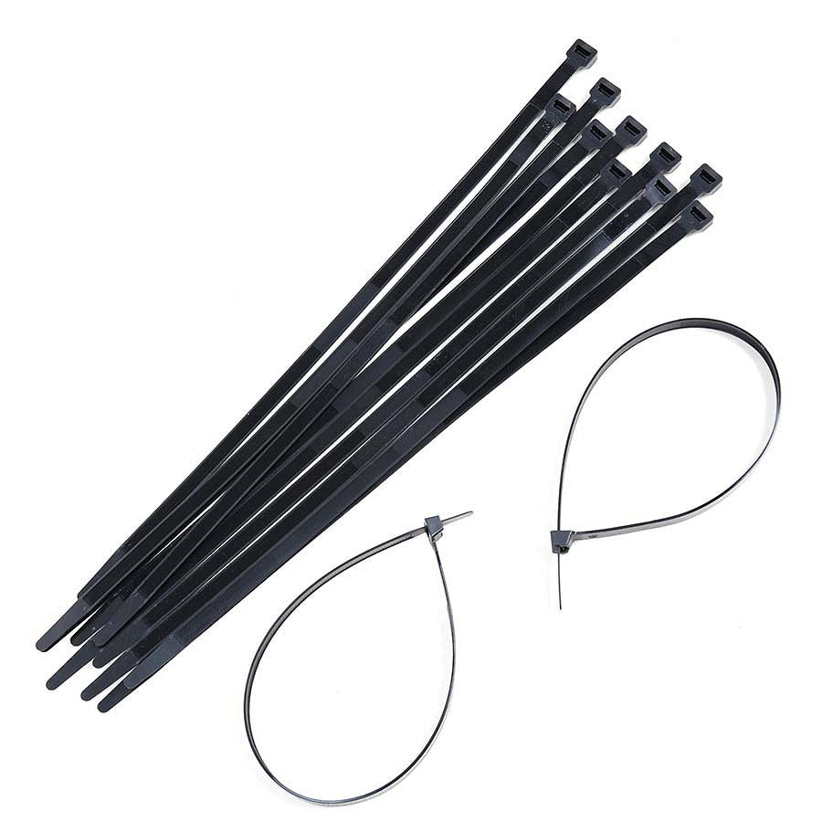 Cătușe Tactical Set Plastic Handboeien (12 buc) Negru - Retenție Rapidă și Sigură