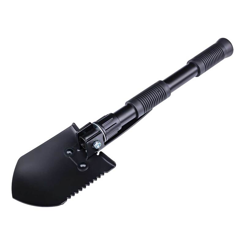 Cazma Pliabilă Herbertz CJH Klappspaten Neagră - Oțel, Compactă & Robustă
