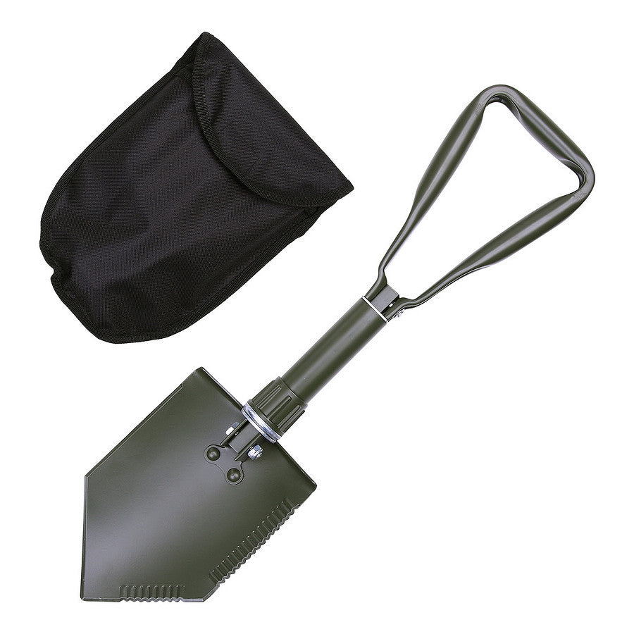Cazma Pliabilă Trifold Verde - Utilitate Robustă, Portabilitate Maximă