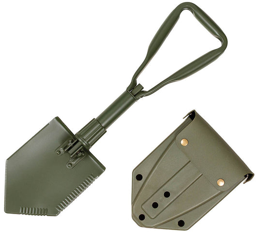 Cazma Pliabilă US, Extra Stabilă, Oliv MFH - Oțel Robust, Lungime 60 cm
