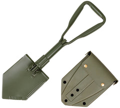 Cazma Pliabilă US, Extra Stabilă, Oliv MFH - Oțel Robust, Lungime 60 cm