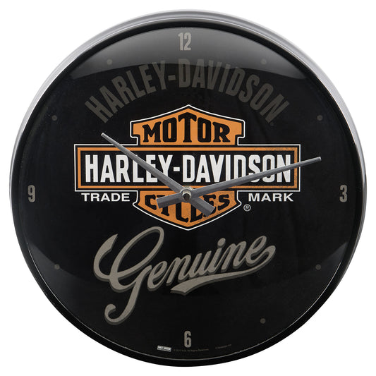 Ceas de Perete Harley-Davidson *Genuine* - Design Iconic, Precizie Cuarț