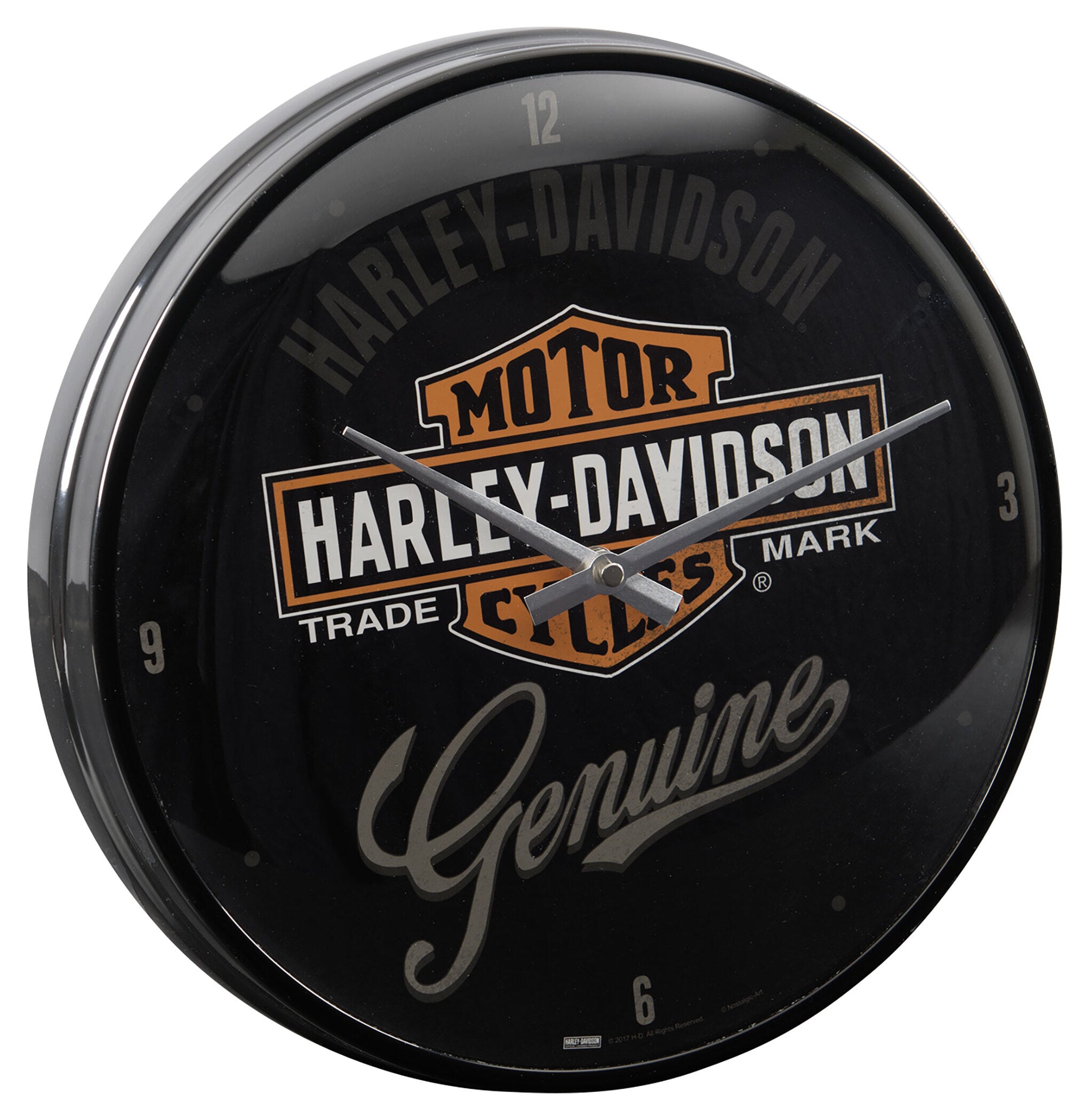 Ceas de Perete Harley-Davidson *Genuine* - Design Iconic, Precizie Cuarț