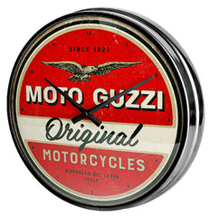 Ceas de Perete Moto-Guzzi - Design Nostalgic, Precizie Germană