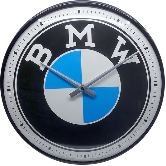 Ceas de Perete Retro BMW Logo Louis - Design Vintage, Cuarț