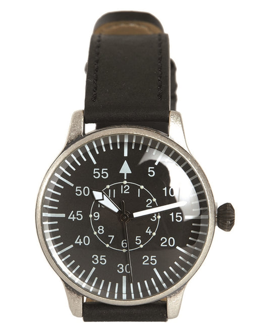 Ceas de Pilot Mil-Tec Retro – Cuarț, 3 ATM, Cadran Negru
