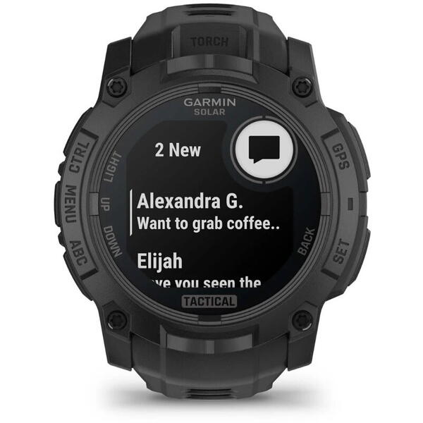 Ceas Garmin Instinct 2X Solar Tactical - GPS, Autonomie Infinită, Rezistență - 2