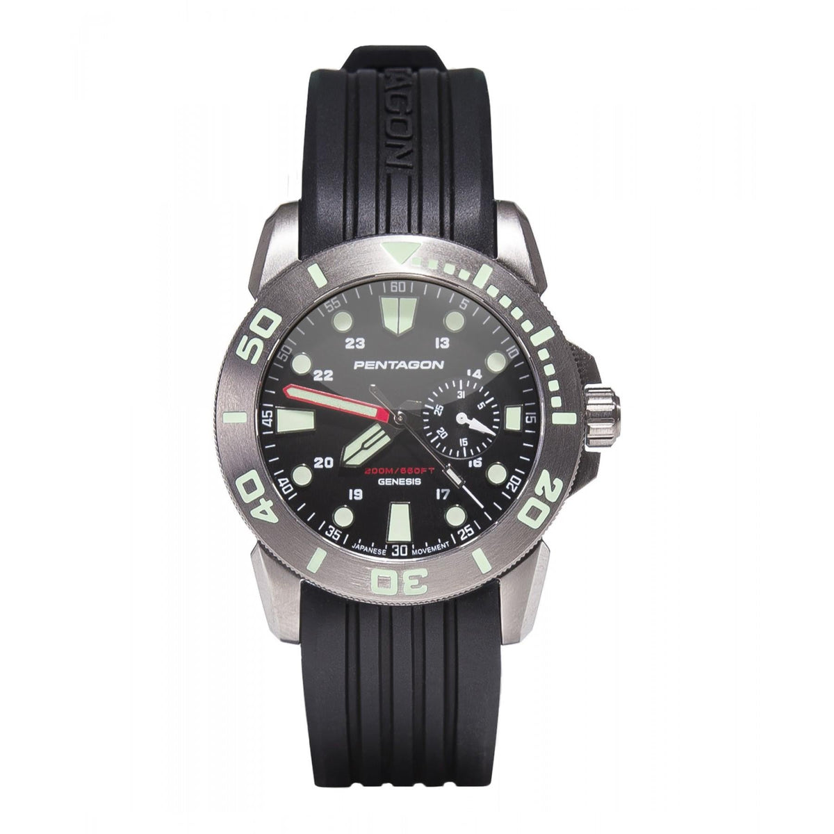 Ceas Genesis Watch -si Silver Pentagon Tactical - Precizie și Fiabilitate în orice Misiune