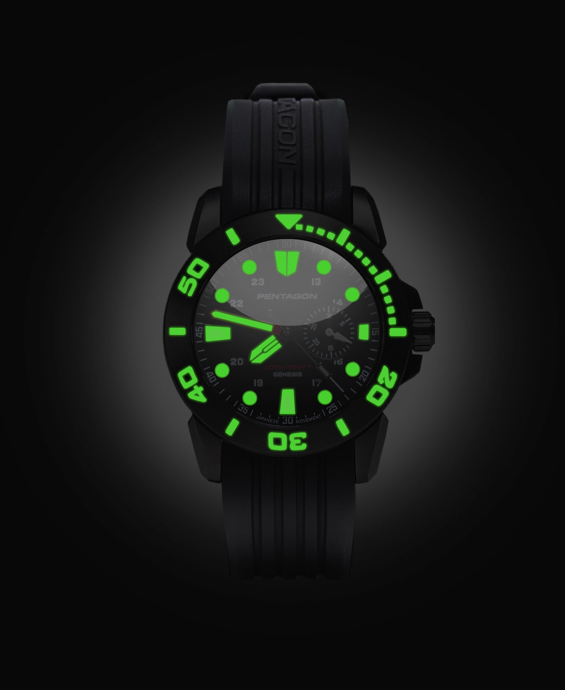 Ceas Genesis Watch -si Silver Pentagon Tactical - Precizie și Fiabilitate în orice Misiune