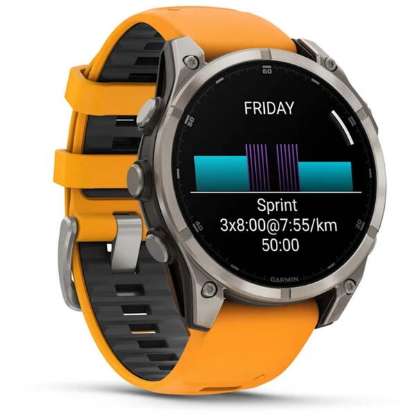 Ceas Smart Fenix 8 AMOLED Garmin - Sapphire, Sport & Outdoor - 3