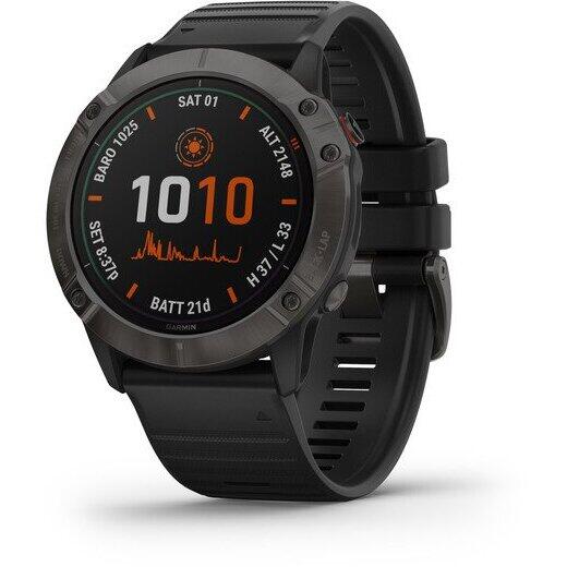 Ceas Smartwatch Fenix 6X Pro Solar Garmin - Autonomie Solară, GPS Multi-Sport - 1