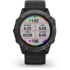 Ceas Smartwatch Fenix 6X Pro Solar Garmin - Autonomie Solară, GPS Multi-Sport - 6