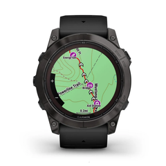 Ceas Smartwatch Fenix 7 Pro Sapphire Solar Garmin - DLC Carbon, GPS Multi-Band - 10