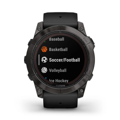 Ceas Smartwatch Fenix 7 Pro Sapphire Solar Garmin - DLC Carbon, GPS Multi-Band - 3