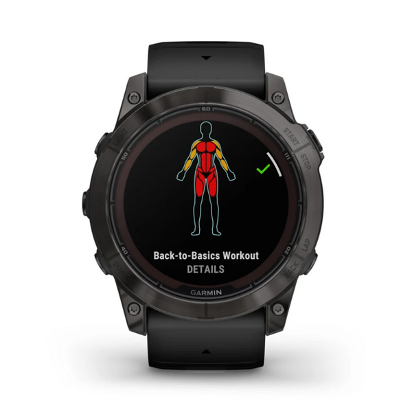 Ceas Smartwatch Fenix 7 Pro Sapphire Solar Garmin - DLC Carbon, GPS Multi-Band - 4