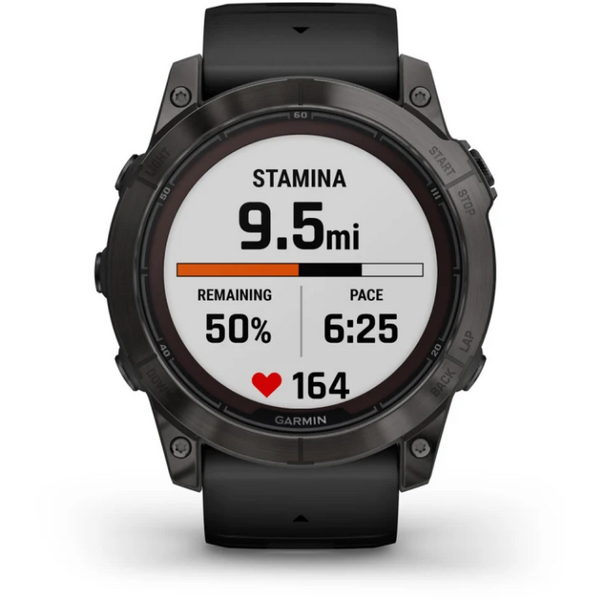 Ceas Smartwatch Fenix 7 Pro Sapphire Solar Garmin - DLC Carbon, GPS Multi-Band - 5
