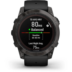 Ceas Smartwatch Fenix 7 Pro Sapphire Solar Garmin - DLC Carbon, GPS Multi-Band - 9