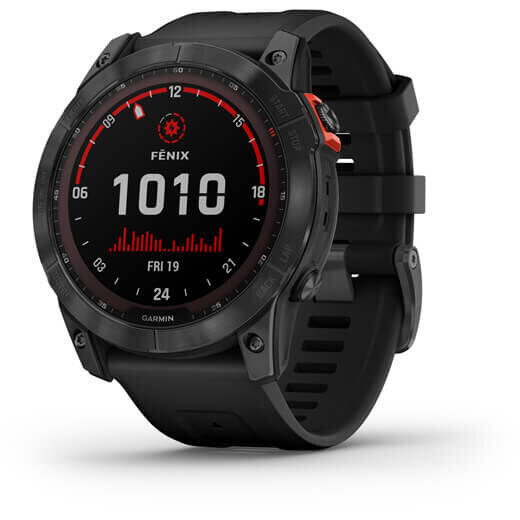 Ceas Smartwatch Fenix 7X Solar Garmin - GPS, Baterie Solară, Robust - 1