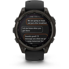 Ceas Smartwatch Fenix 8 Solar Sapphire Garmin - GPS, Baterie Solară - 10