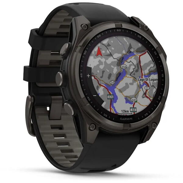 Ceas Smartwatch Fenix 8 Solar Sapphire Garmin - GPS, Baterie Solară - 3